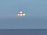 Moment student captures ‘large UFO’ hovering over Devon seafront at night ‘for ten seconds’