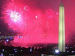 Americans July Fourth with a bang as fireworks light up the night sky in New York and Washington DC