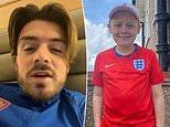 England’s Jack Grealish takes time out to send message to brave youngster