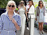 Stars glam up for Wimbledon day seven