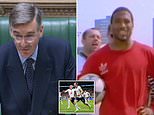 Jacob Rees-Mogg tries his hand at the John Barnes ‘World in Motion’ rap