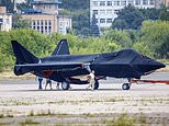 Russia’s new prototype fighter is hidden under tarpaulin sheets