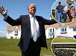 Trump organizers of the British Open golf tournament for not hosting the competition at Turnberry