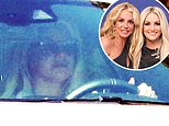 Britney Spears sings and drives in LA with boyfriend after attacking father and sister on Instagram