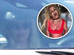 Britney Spears sings and drives in LA with boyfriend after attacking father and sister on Instagram