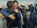 Ecstatic Dutch teen hugs dad and says ‘that was great’ after becoming youngest space astronaut