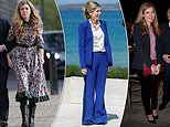 How Carrie Symonds used subtle styling tricks to hide her baby bump