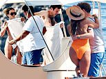 Jack Brooksbank pictured in Capri with glamorous women as Princess Eugenie stays at home