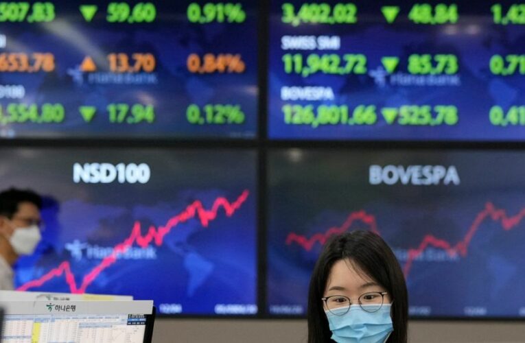 Asian shares mostly decline ahead of watched US jobs report