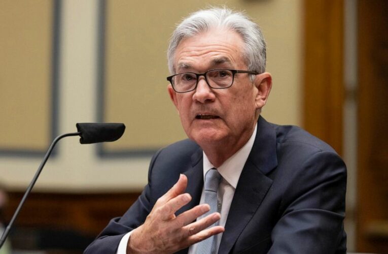 Powell says inflation, though elevated, will likely moderate