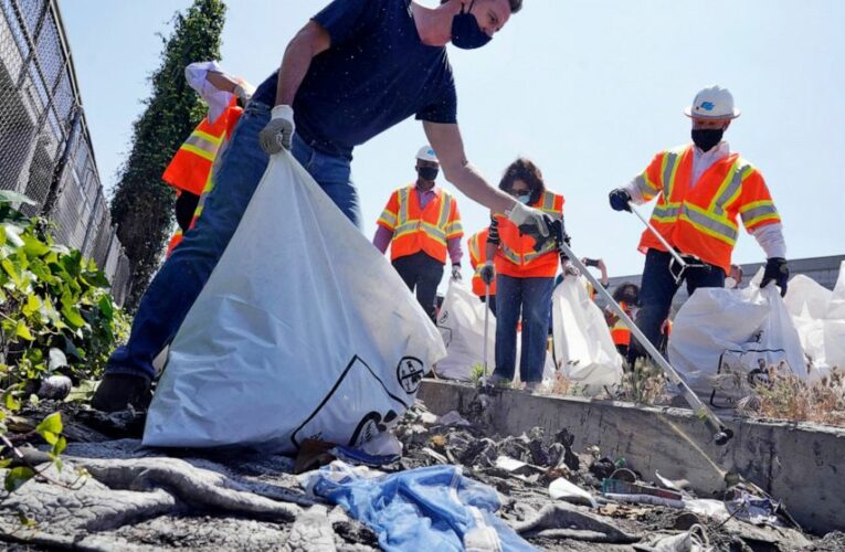 California governor kicks off $1B statewide cleanup plan