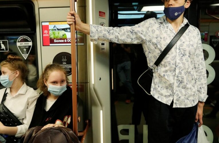 The Latest: Russia faces surge of virus cases in last month