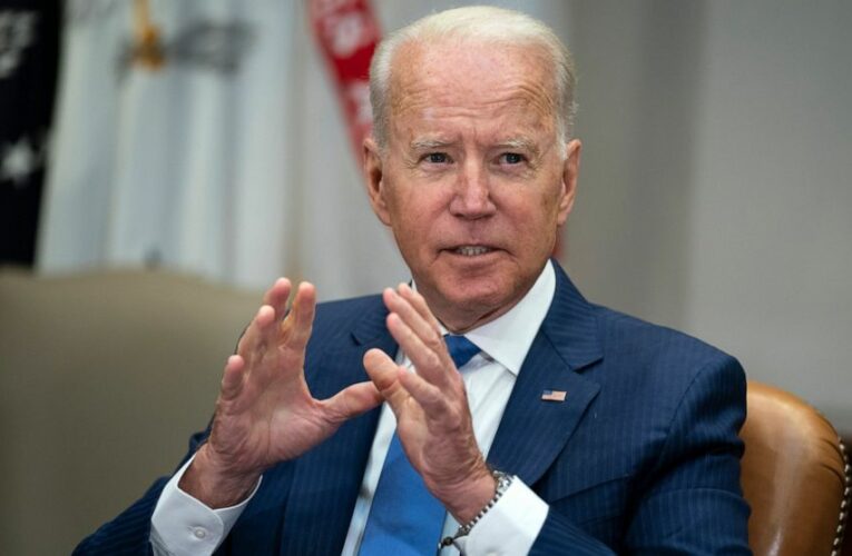 Biden meets Dems at Capitol to firm up support for spending