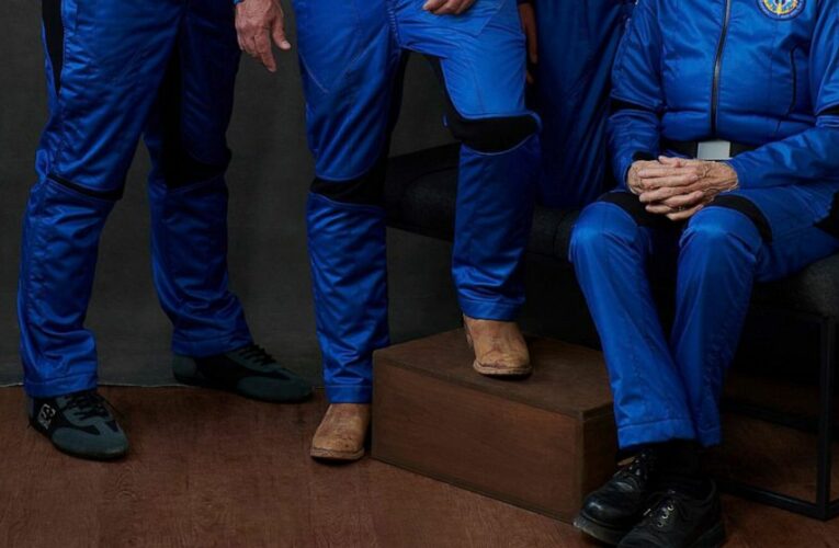 Bezos riding own rocket on company’s 1st flight with people