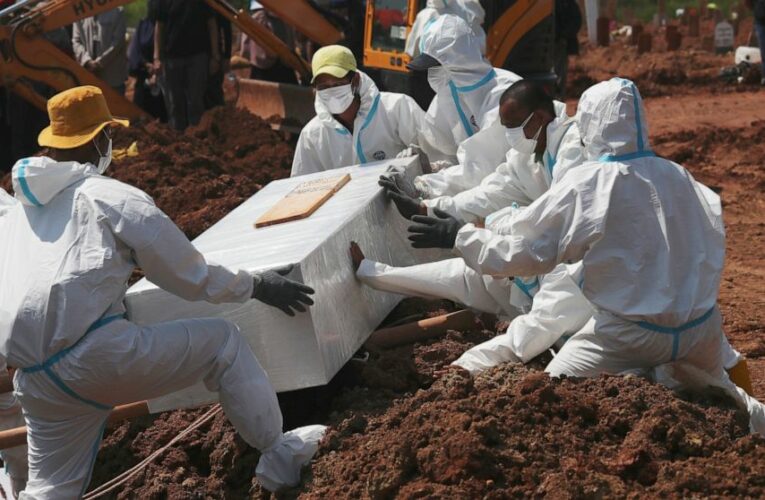 The Latest: WHO says coronavirus deaths up 21% in last week