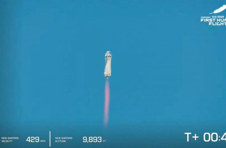 Jeff Bezos blasts into space on own rocket: ‘Best day ever!’