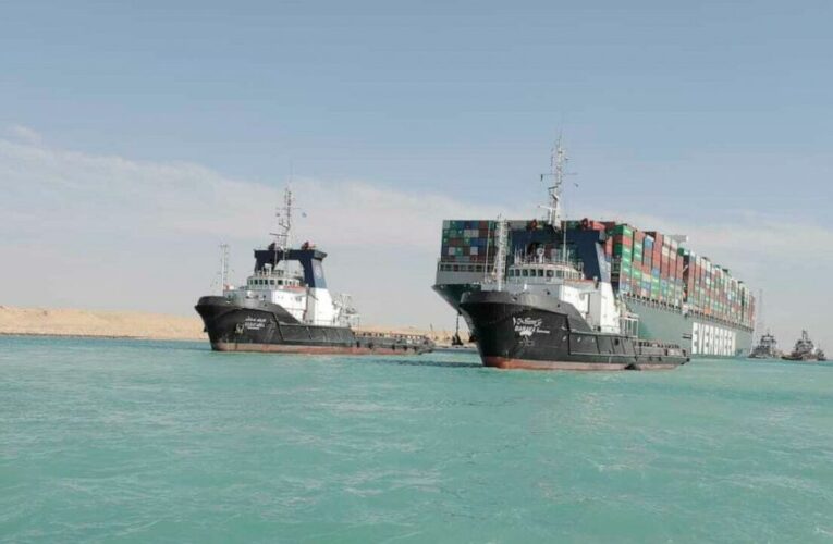 Suez Canal says deal reached to free seized vessel