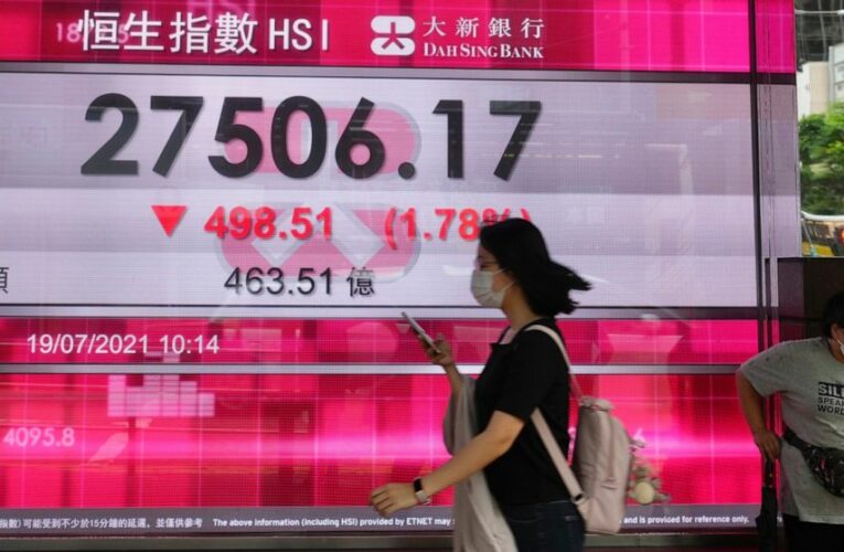 Asian shares fall on COVID-19 spread, Wall Street declines