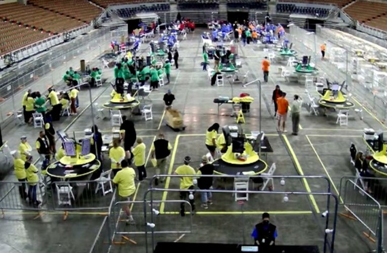 The CEO of Cyber Ninjas and two other members of the five-person audit team tested positive ‘and are quite sick.’ The group’s report was due out today.