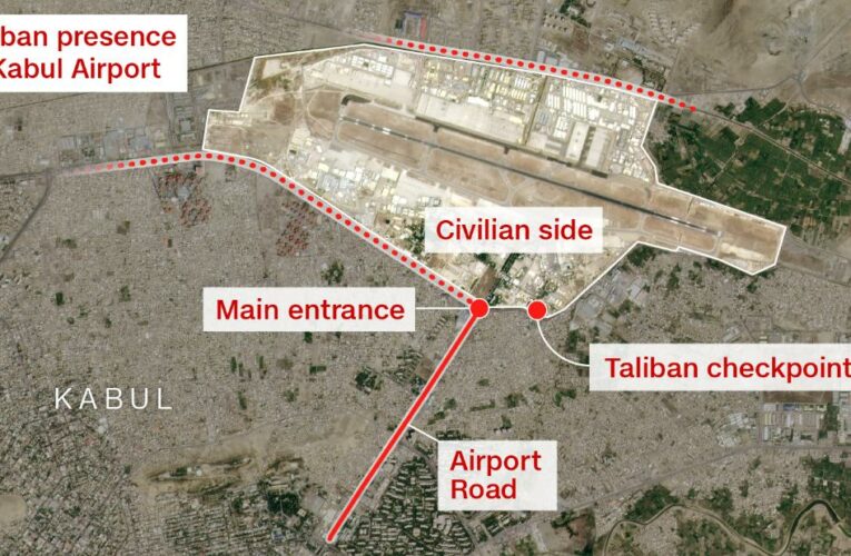 Afghans face fraught journey to Kabul’s airport perimeter through Taliban checks