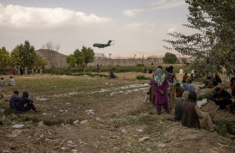 The military transport jets will land at Kabul’s airport in the next 24 hours as thousands of people remain at the facility waiting to be evacuated, a source says