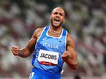 Italy’s Lamont Marcell ‘crazy’ Jacobs becomes first man to win 100m other than Usain Bolt since 2004