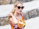 Kitty Spencer, 30, dons a series of spectacular Dolce & Gabbana outfits on her honeymoon