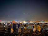 Chaos at Kabul airport as dozens clamour for space on military planes