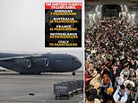 Massive US cargo planes are taking off with average of just 100 passengers from Kabul