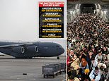 Massive US cargo planes are taking off with average of just 100 passengers from Kabul