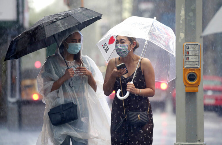 The storm poses a serious flooding danger for millions of people across the region’s major metropolitan areas
