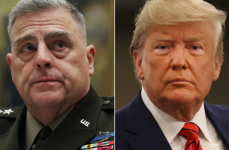 Trump responds to reporting about Gen. Milley’s actions
