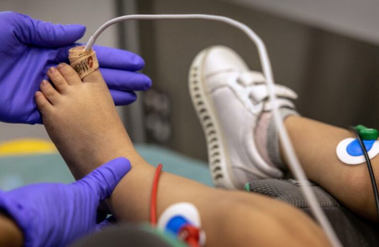 Children have largely been spared the worst of Covid, but children’s hospitals have been filling up in hotspots