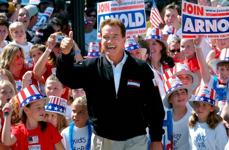 The former California governor says the atmosphere of the state’s recall election looks ‘exactly the same’ as when he won in 2003