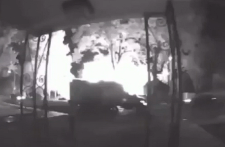 New Jersey home explodes as floodwaters rise