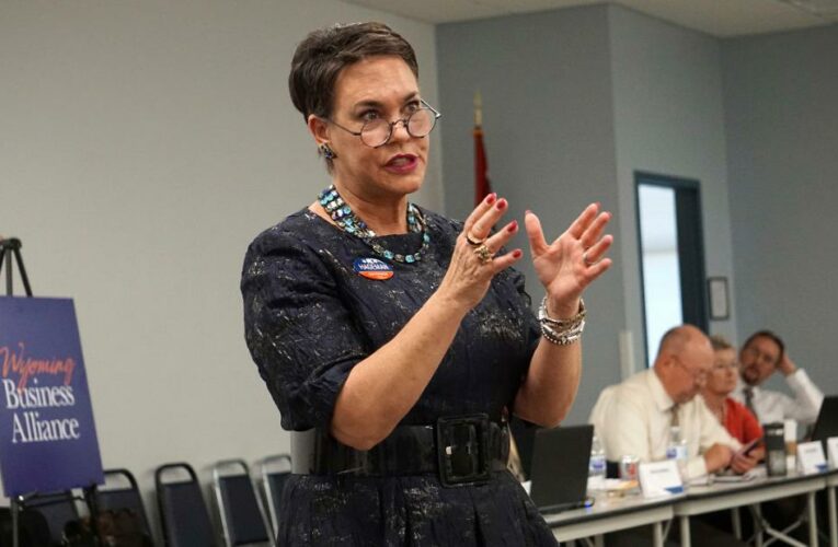 Cheney’s pro-Trump opponent runs on undermining 2020 results