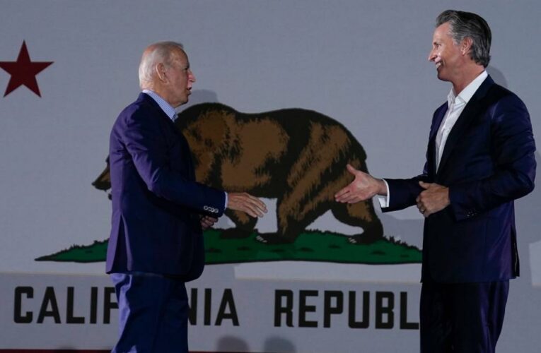 The President compared embattled California Gov. Gavin Newsom’s  Republican opponent, conservative radio show host Larry Elder, to former President Trump