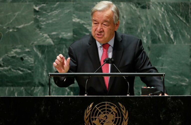 UN chief says climate alarms are ringing at a ‘fever pitch’ in frustrated speech