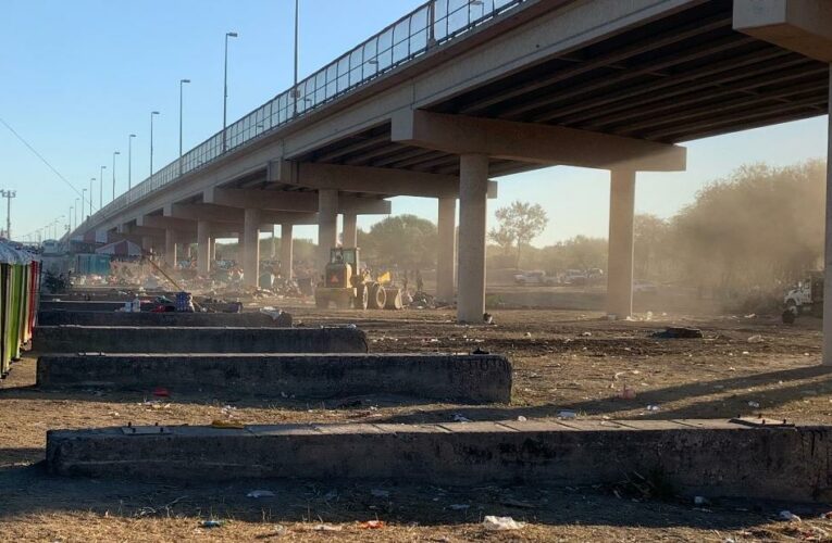 Video shows what camp under bridge looks like now