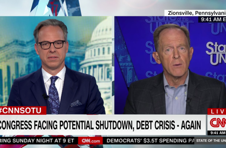 Tapper presses GOP senator on looming shutdown, debt crisis