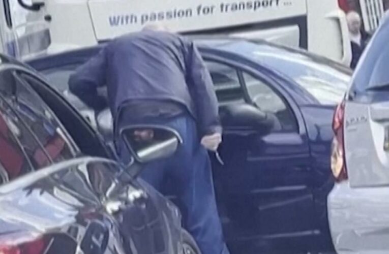 Man pulls knife after driver skips gas line