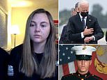 ‘I hope you burn in hell!’ What sister of Marine killed in Afghanistan screamed at Biden in Dover