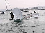 Wing-walking plane crashes into sea at Bournemouth Air Festival as all flights are suspended 