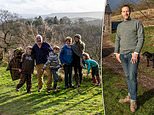 Couple with four kids living off grid in Wales almost split up 10 times, wife reveals