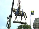 Virginia’s enormous General Robert E. Lee statue is removed in huge victory for BLM