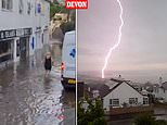 Britain’s three-day 86F heatwave set to end as Met Office predicts flooding, lightning and storms