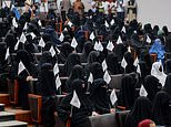 Hundreds of pro-Taliban Afghan women attend lecture at Kabul university in full-face veils