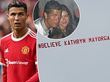 Cristiano Ronaldo’s Manchester United homecoming is met by feminist protest flying a banner