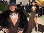 Jennifer Lopez, 52, prances around in cowboy hat and Western inspired frock at Met Gala