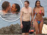 Shirtless Tom Hiddleston packs on the PDA with bikini-clad girlfriend Zawe Ashton